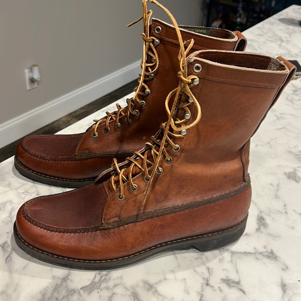 Gokeys Vintage hunting Boyte Sauvage King “B” Handmade in America size 11.5-12